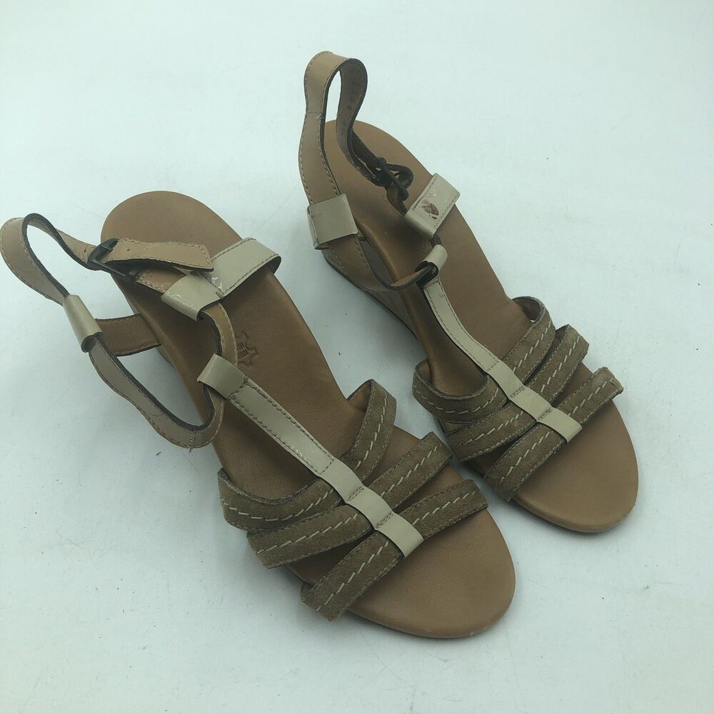 Paul Green Low Wedge Ankle Strap Sandals US 6